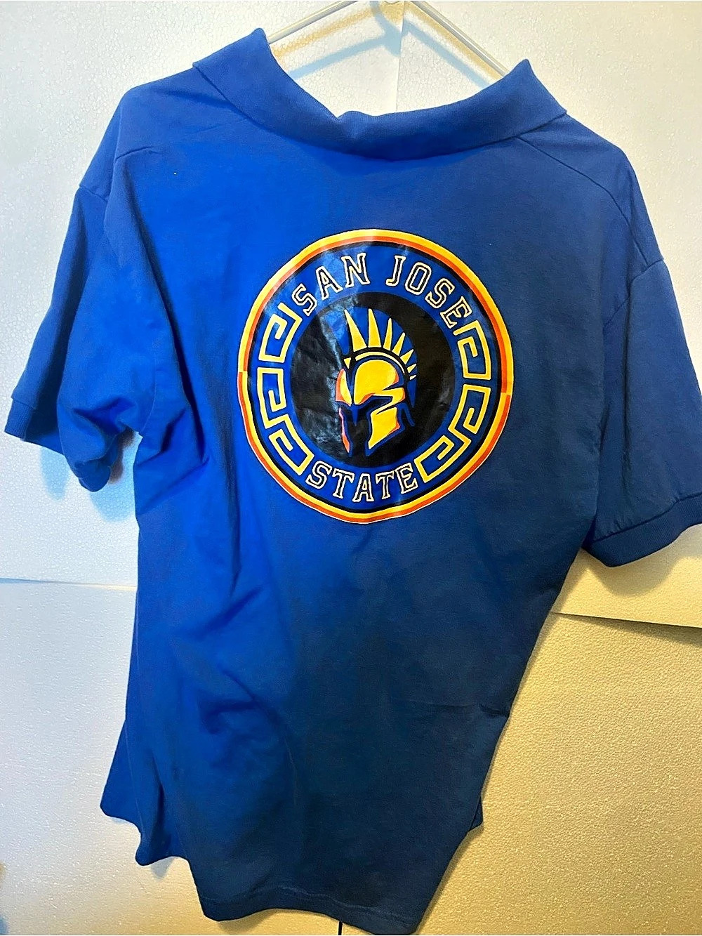 Gildan DryBlend Jersey Polo 8800 Blue San Jose State Size Large